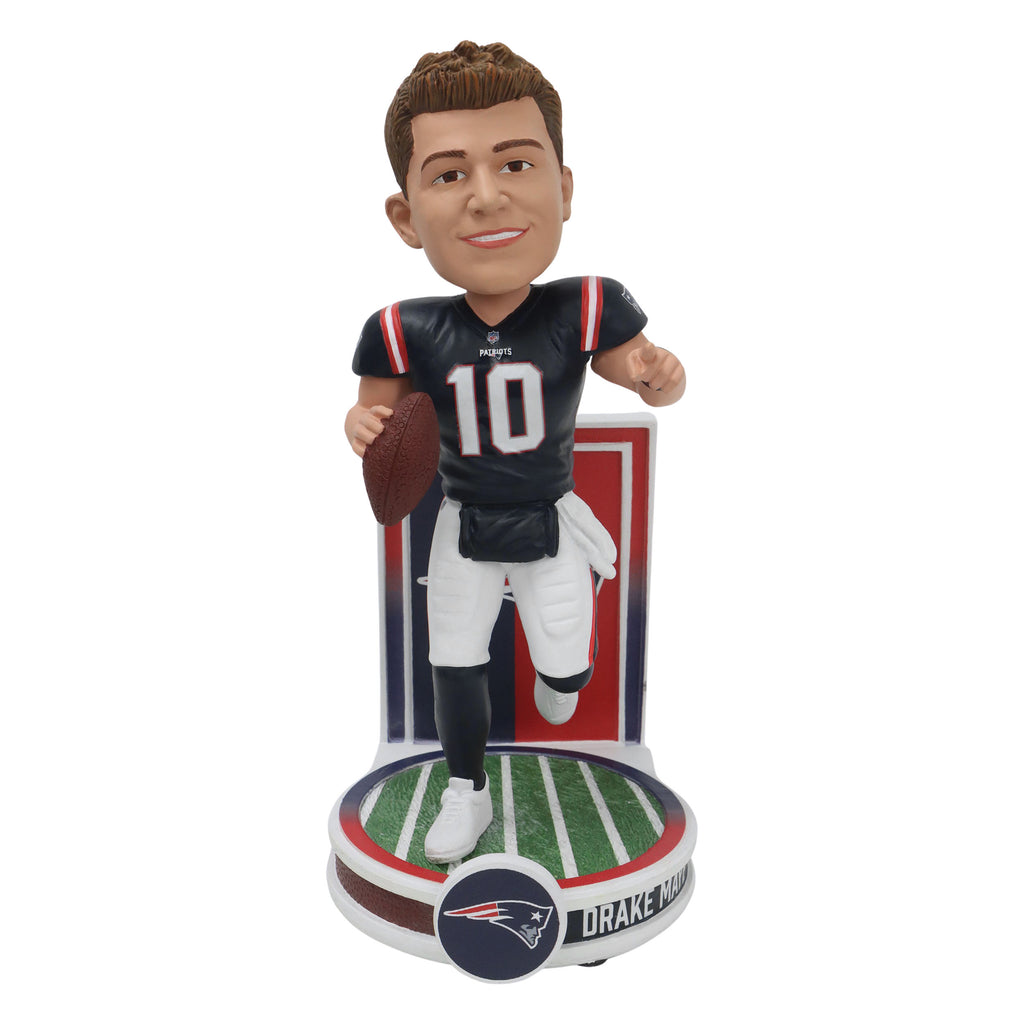 Drake Maye New England Patriots 8" Banner Series Bobble