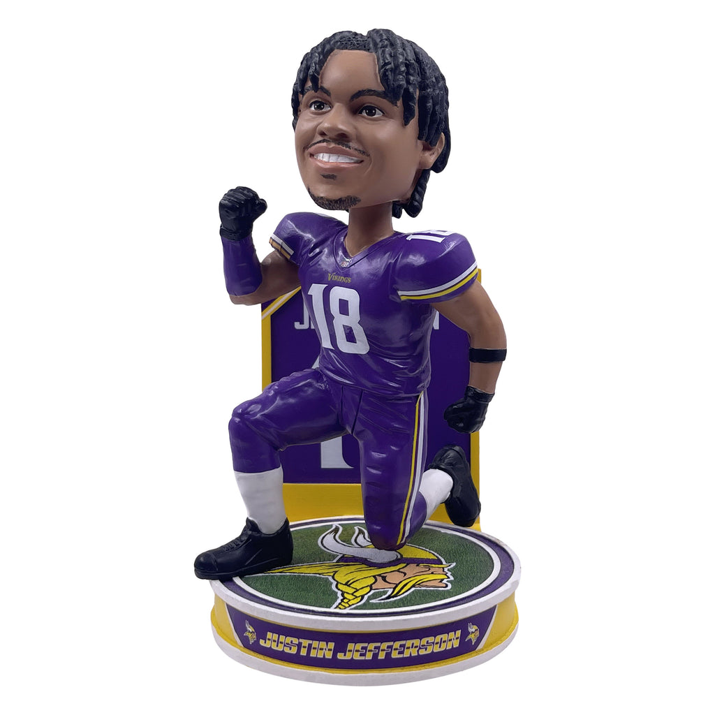 Minnesota Vikings Jefferson J. #18 8” Hero Series Bobble