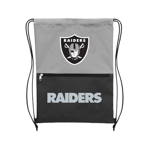 Las Vegas Raiders Split Color Drawstring Bag