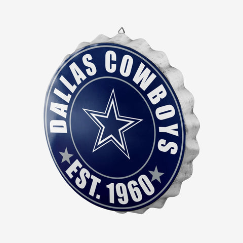 Dallas Cowboys Bottle Cap Sign