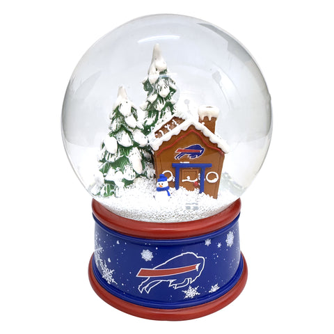 Buffalo Bills Gingerbread House Snow Globe