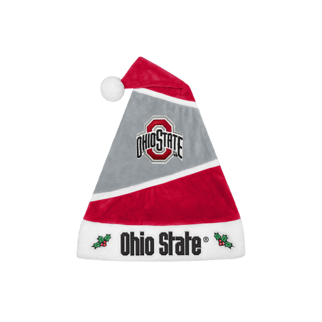 Ohio State Buckeyes 2025 Embroidered Santa Hat