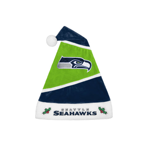 Seattle Seahawks 2025 Embroidered Santa Hat