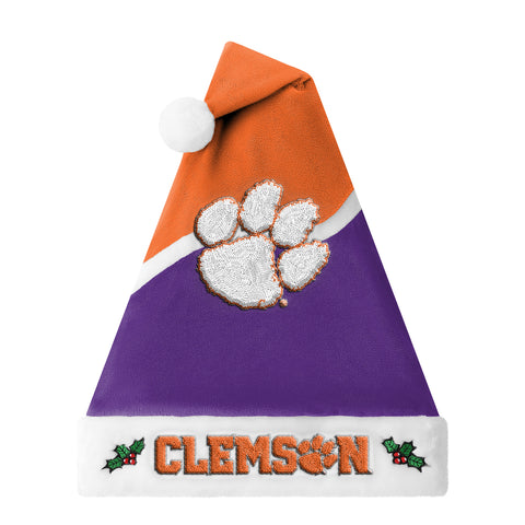 Clemson Tigers 2026 Embroidered Santa Hat