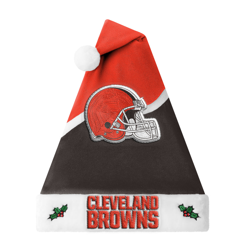 Cleveland Browns 2026 Embroidered Santa Hat
