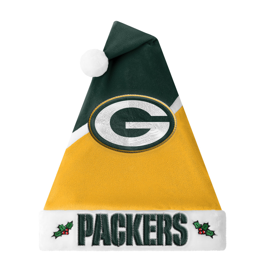 Green Bay Packers 2026 Embroidered Santa Hat