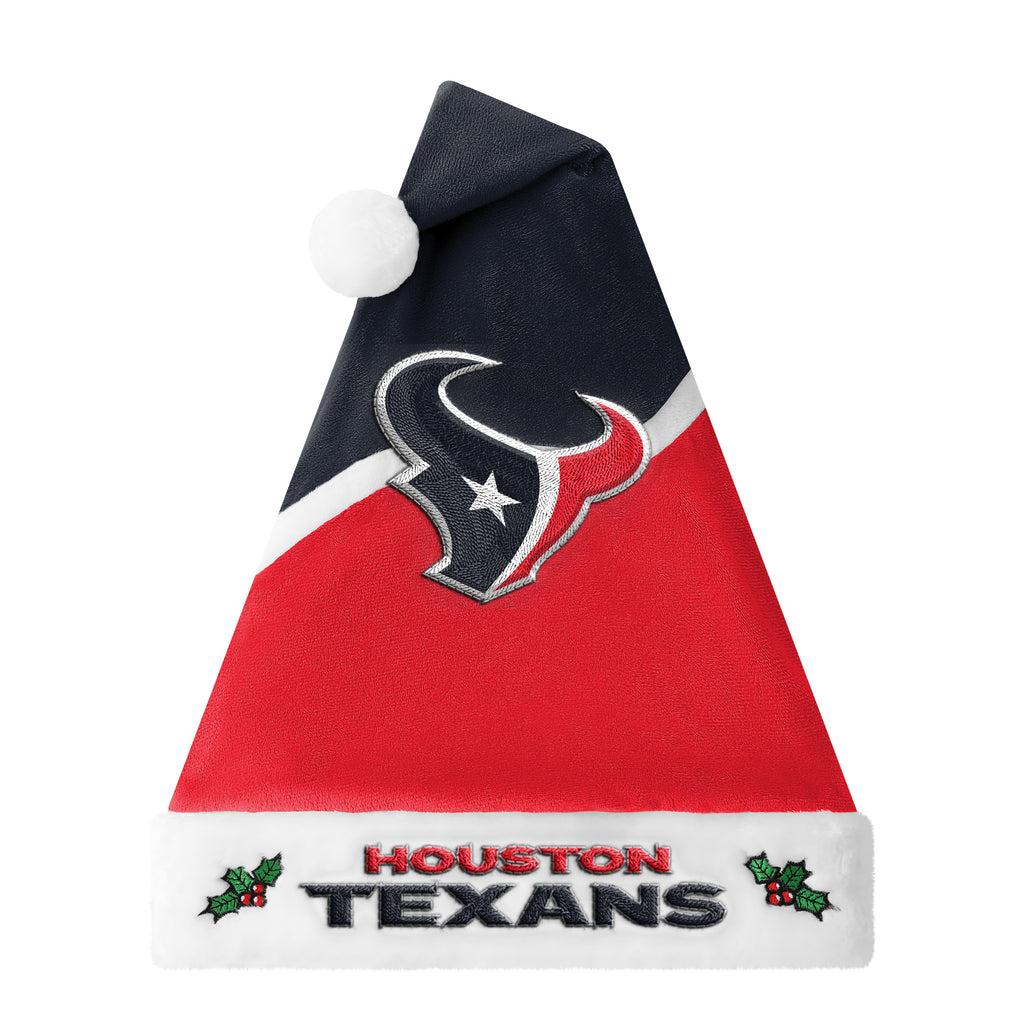 Houston Texans 2026 Embroidered Santa Hat