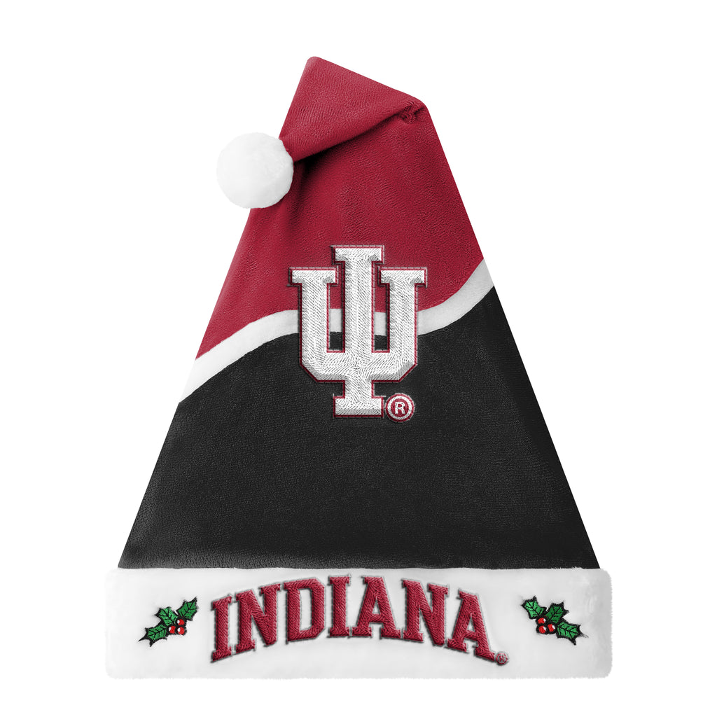 Indiana Hoosiers 2026 Embroidered Santa Hat