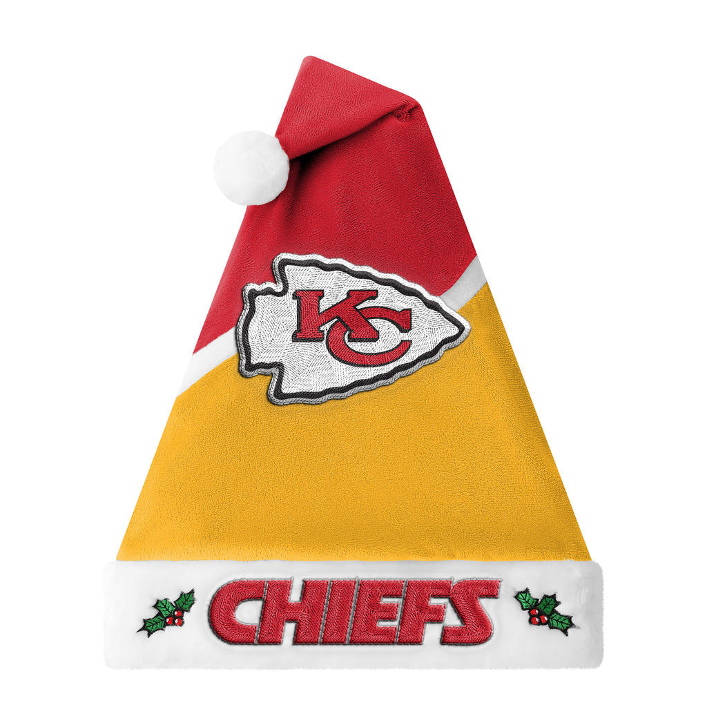 Kansas City Chiefs 2026 Embroidered Santa Hat