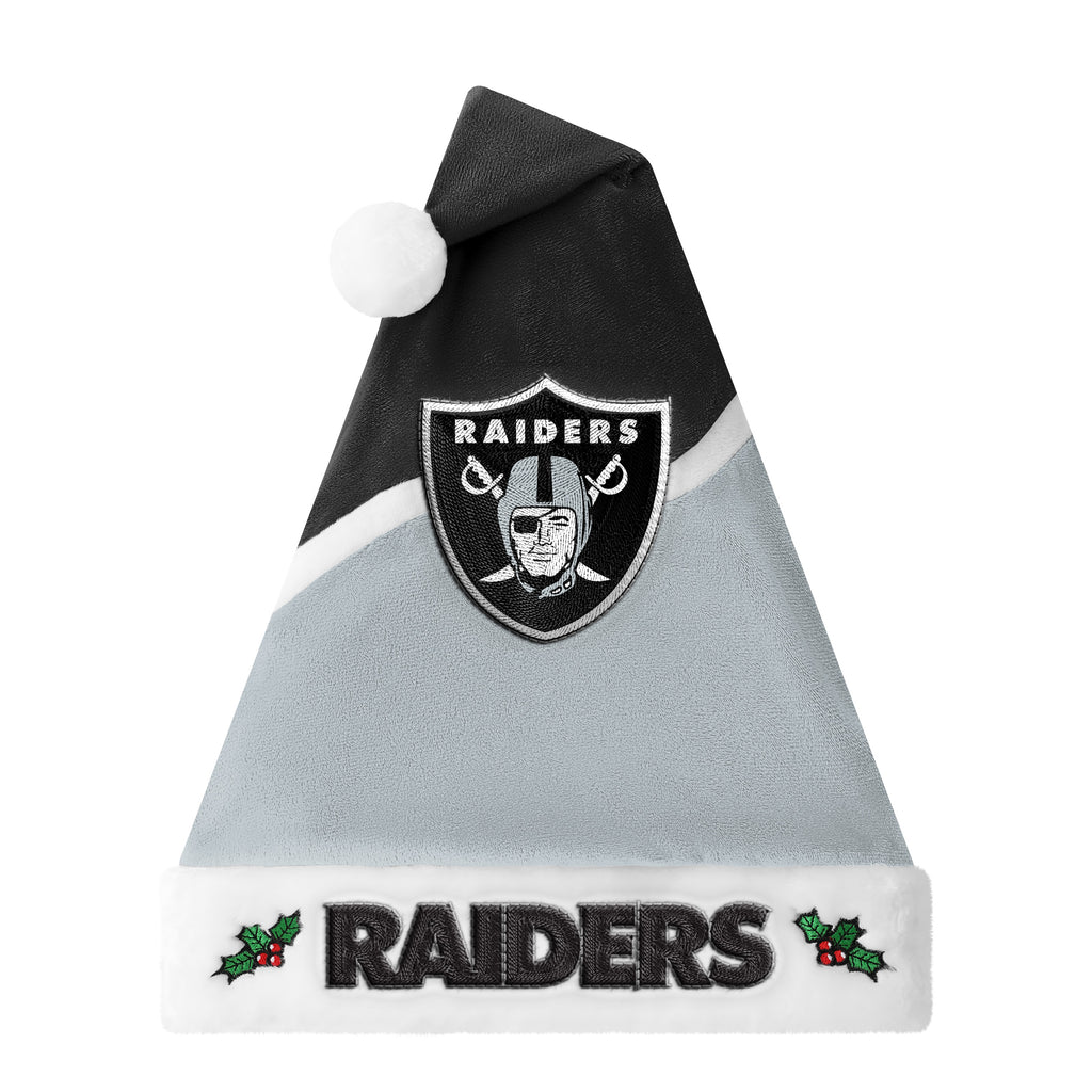 Las Vegas Raiders 2026 Embroidered Santa Hat