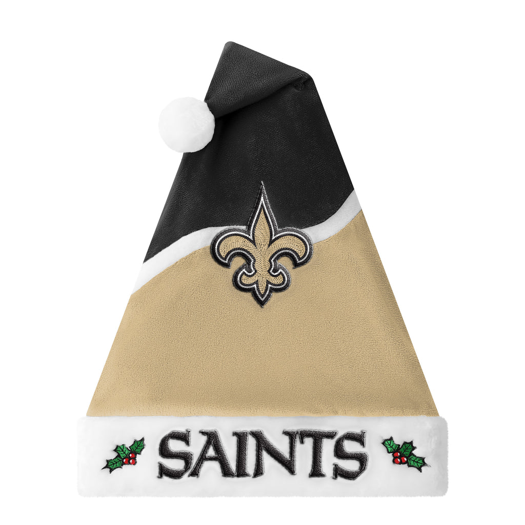 New Orleans Saints 2026 Embroidered Santa Hat