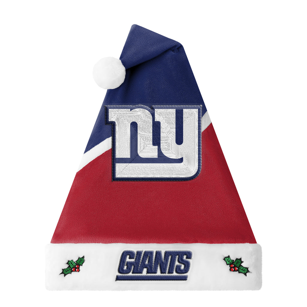 New York Giants 2026 Embroidered Santa Hat