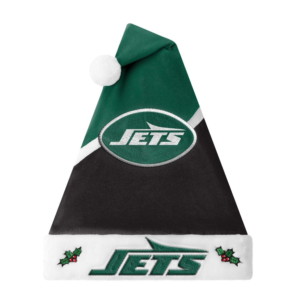 New York Jets 2026 Embroidered Santa Hat