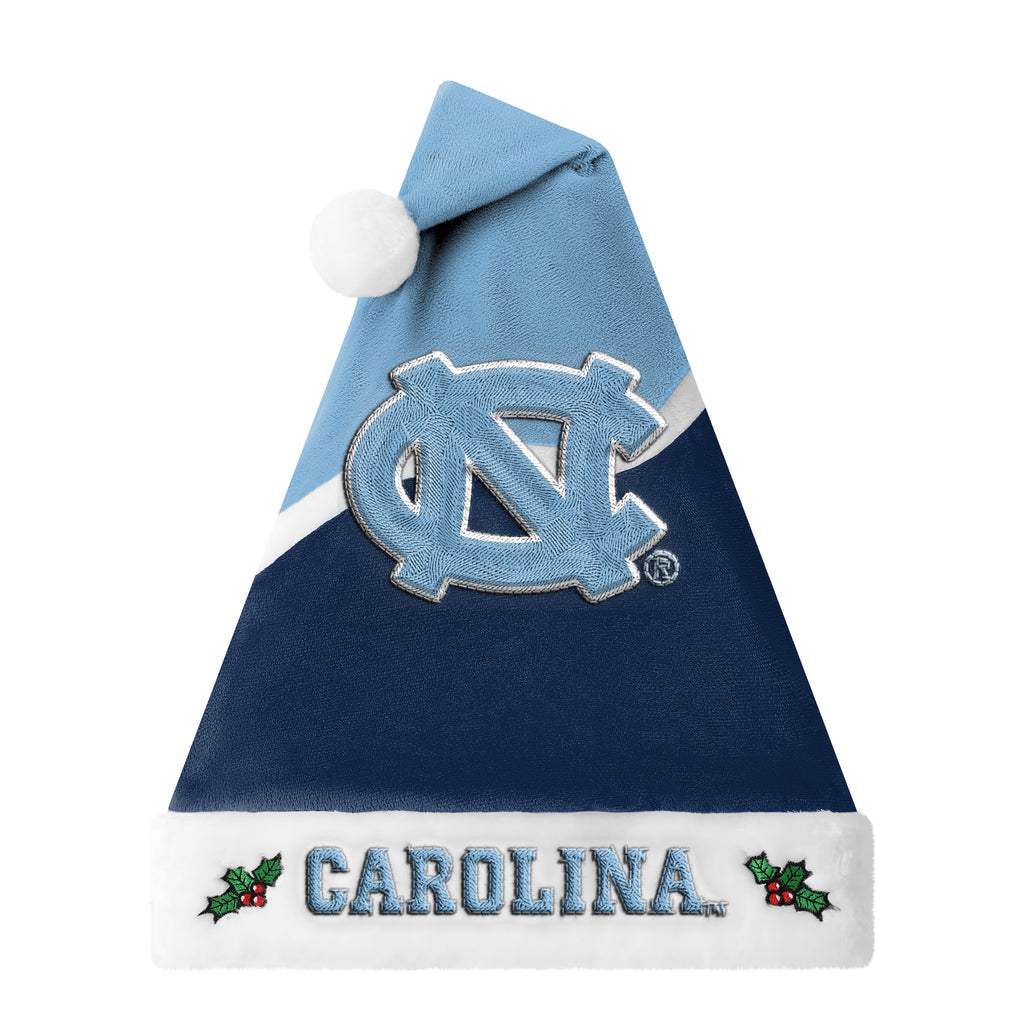 North Carolina Tar Heels 2026 Embroidered Santa Hat
