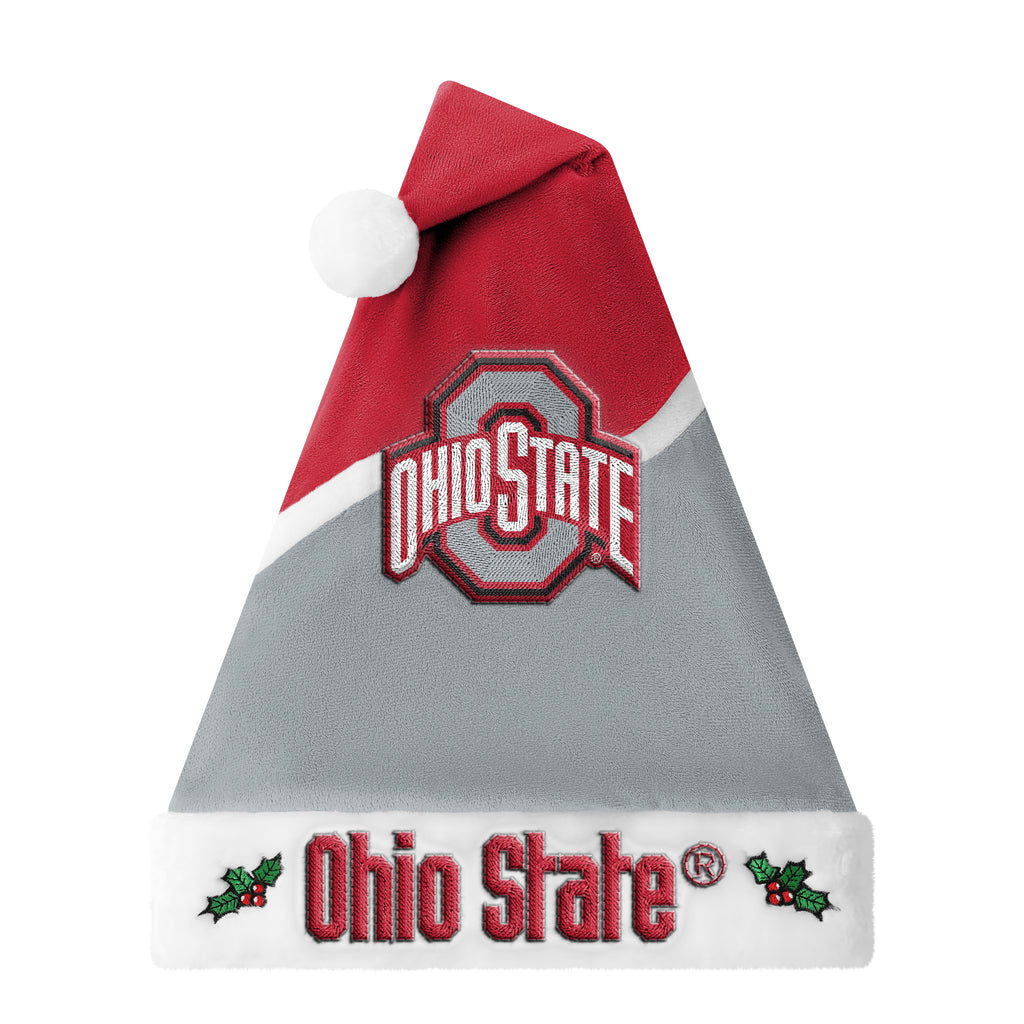 Ohio State Buckeyes 2026 Embroidered Santa Hat