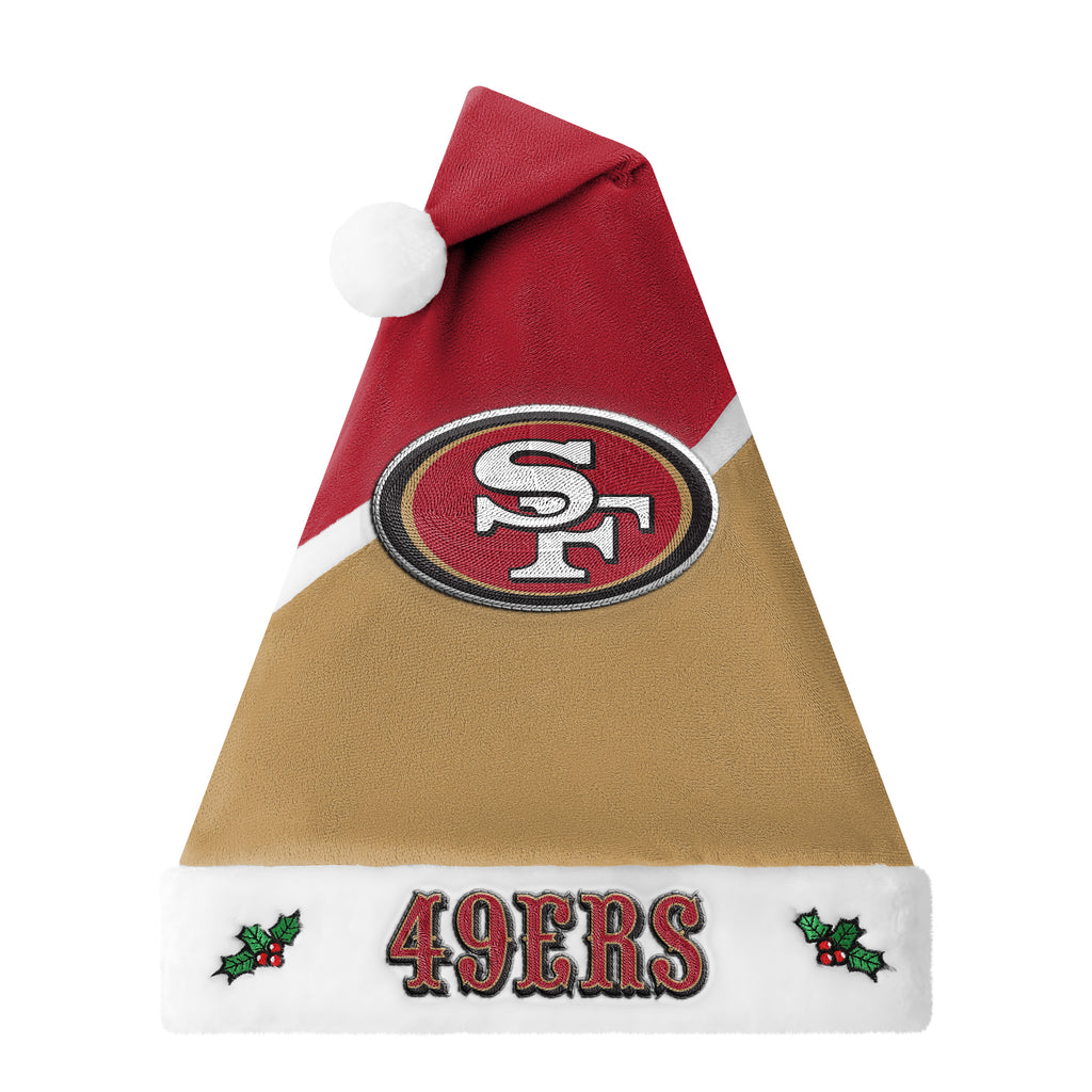 San Francisco 49ers 2026 Embroidered Santa Hat