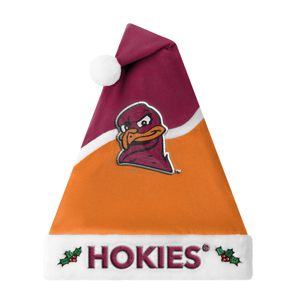 Virginia Tech Hokies 2026 Embroidered Santa Hat