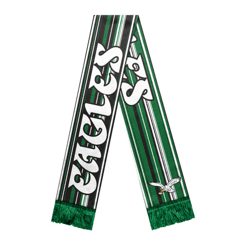 Philadelphia Eagles Retro Hyper Stripe Big Logo Scarf