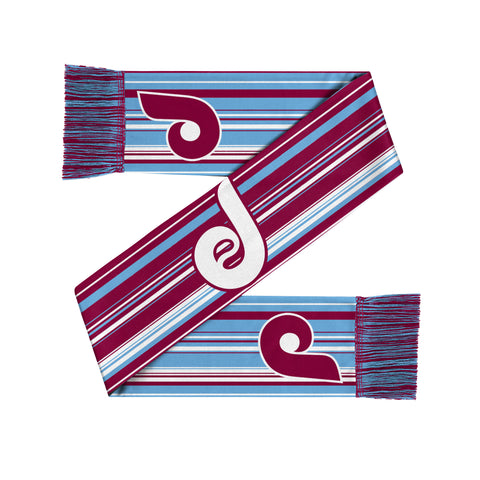 Philadelphia Phillies Retro Hyper Stripe Big Logo Scarf