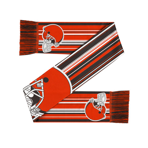 Cleveland Browns Hyper Stripe Big Logo Scarf