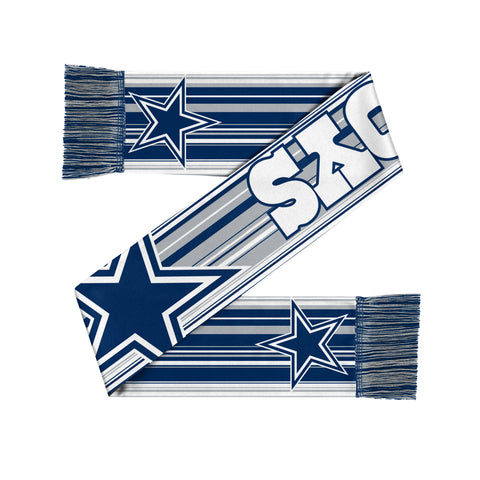 Dallas Cowboys Hyper Stripe Big Logo Scarf