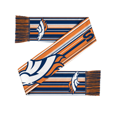 Denver Broncos Hyper Stripe Big Logo Scarf