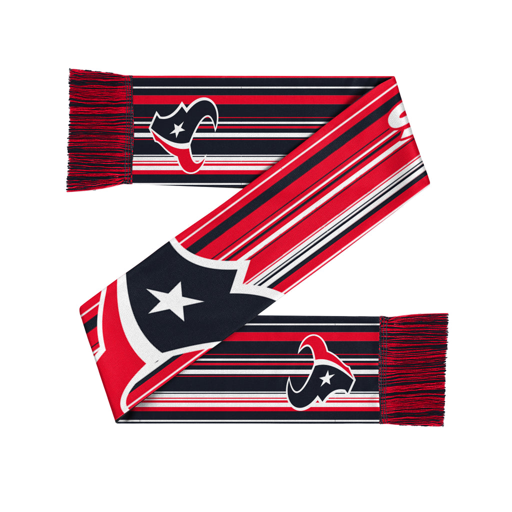 Houston Texans Hyper Stripe Big Logo Scarf