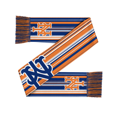 New York Mets Hyper Stripe Big Logo Scarf