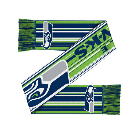 Seattle Seahawks Hyper Stripe Big Logo Scarf