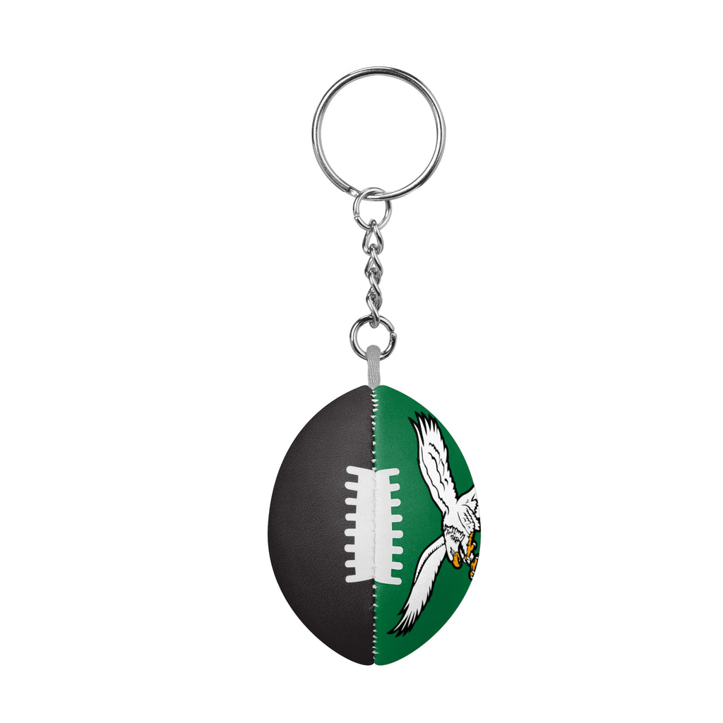 Philadelphia Eagles Retro PVC 2" Football Keyring