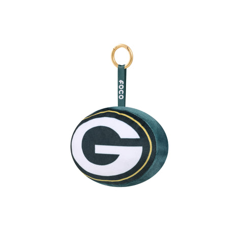 Green Bay Packers 6" Plush Team Logo Backpack Clip Keychain