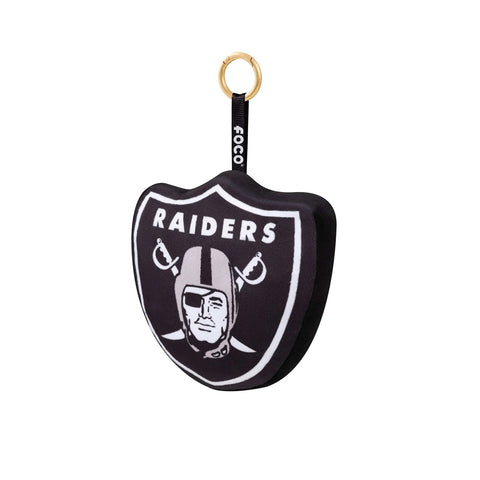 Las Vegas Raiders 6" Plush Team Logo Backpack Clip Keychain