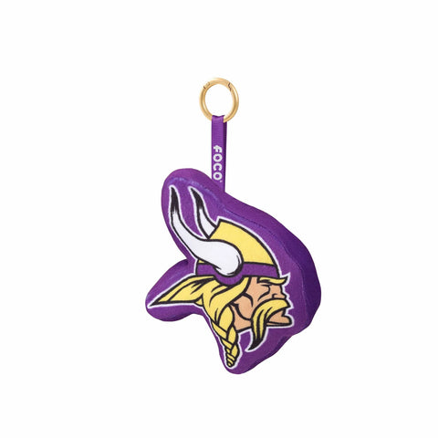 Minnesota Vikings 6" Plush Team Logo Backpack Clip Keychain