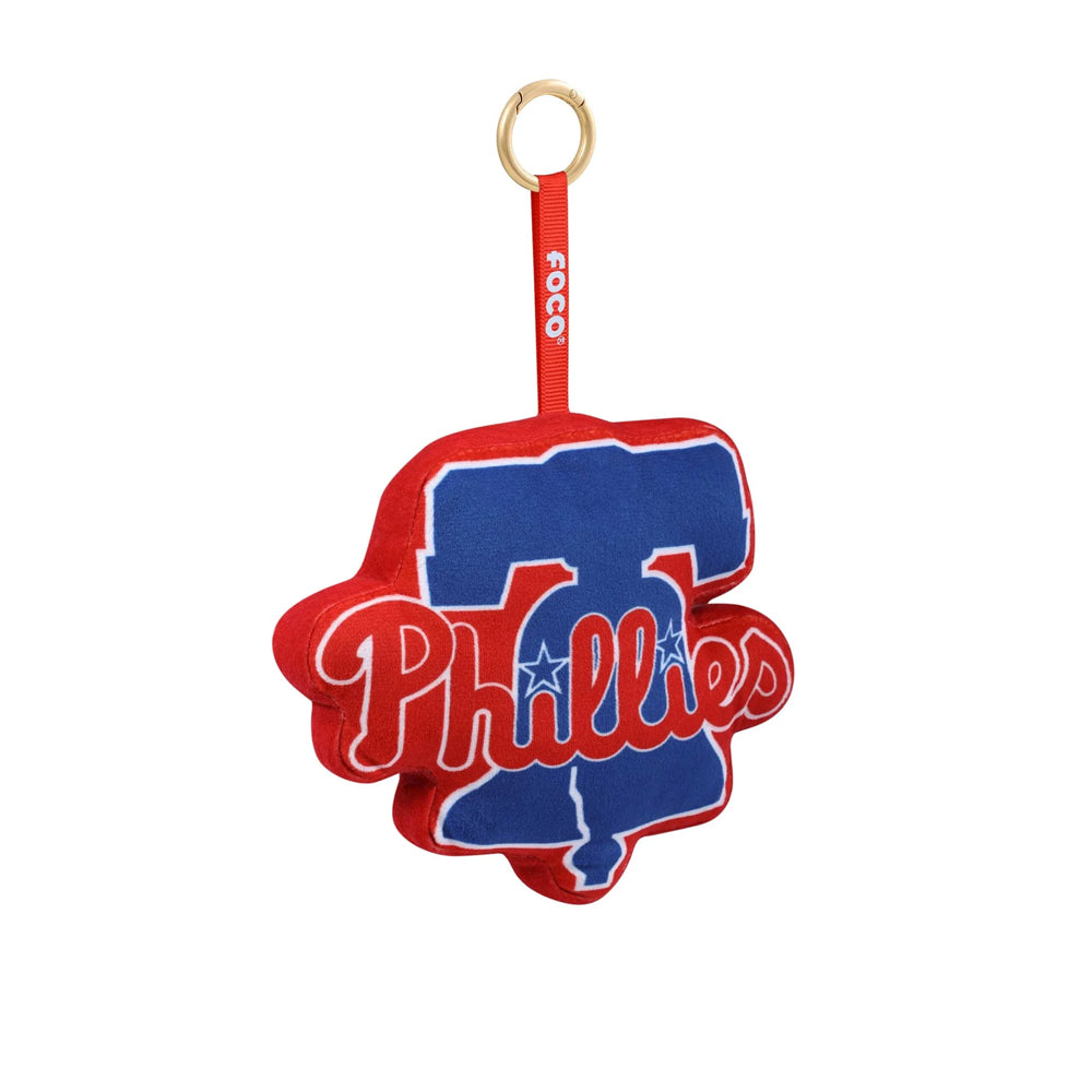 Philadelphia Phillies 6" Plush Team Logo Backpack Clip Keychain