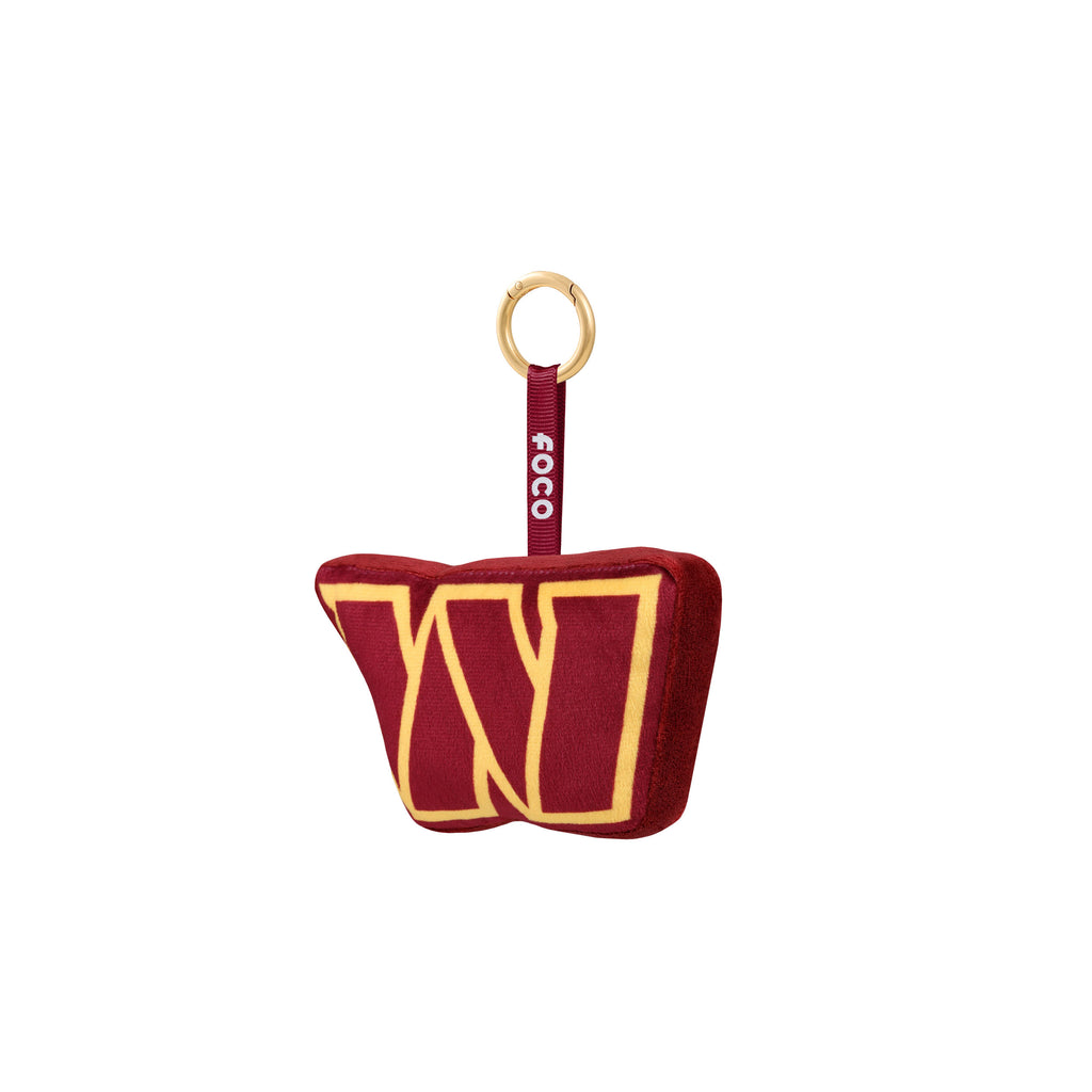 Washington Commanders 6" Plush Team Logo Backpack Clip Keychain