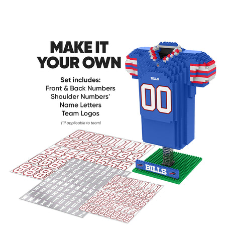 Buffalo Bills 3D Jersey Puzzle BRXLZ
