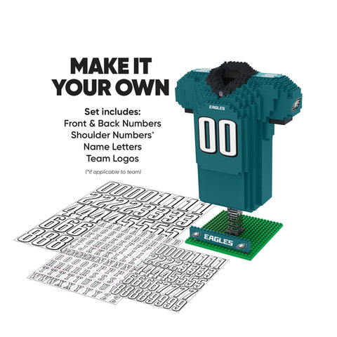 Philadelphia Eagles 3D Jersey Puzzle BRXLZ