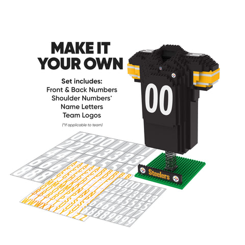 Pittsburgh Steelers 3D Jersey Puzzle BRXLZ