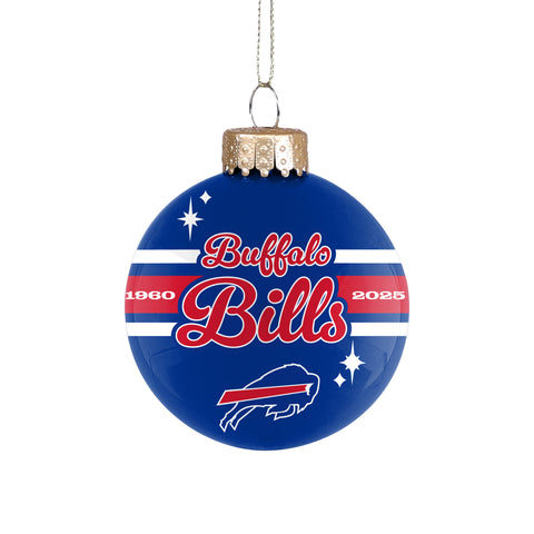 Buffalo Bills 2025 Glass Ball Ornament