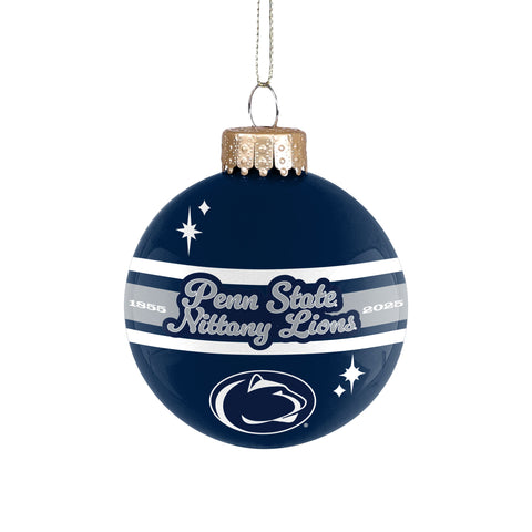 Penn State Nittany Lions 2025 Glass Ball Ornament