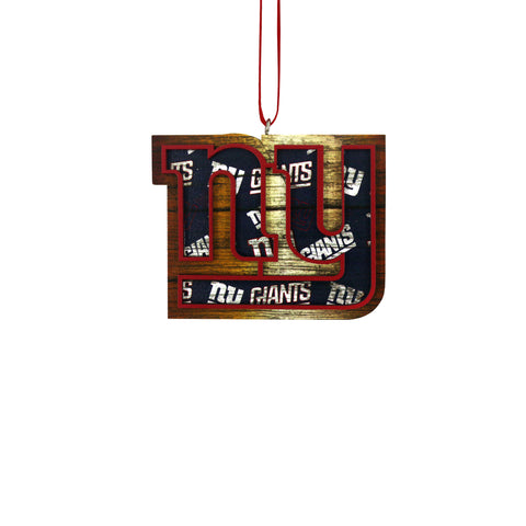 New York Giants Raised Logo Mural Ornament