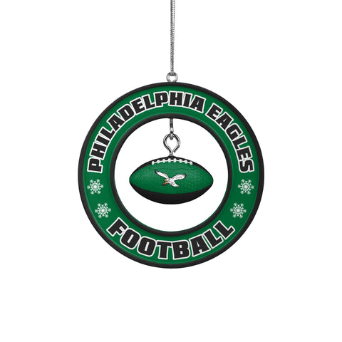 Philadelphia Eagles Retro Floating Football Ornament