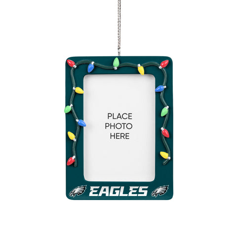Philadelphia Eagles Lights Photo Frame Ornament