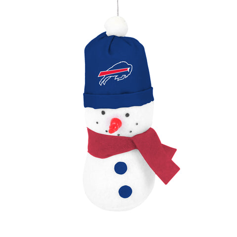Buffalo Bills 3.5" Plush Snowman Ornament