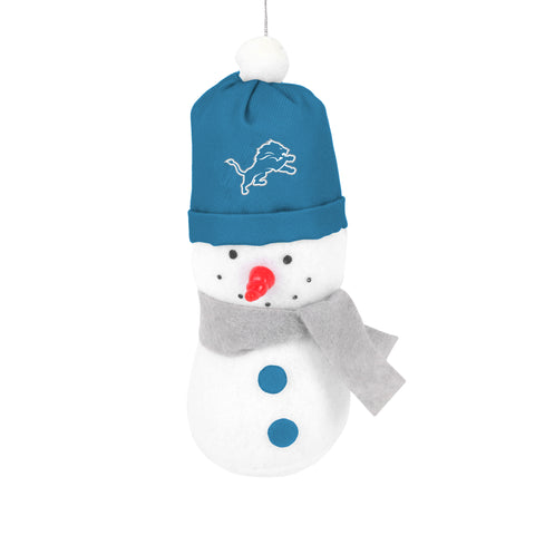 Detroit Lions 3.5" Plush Snowman Ornament