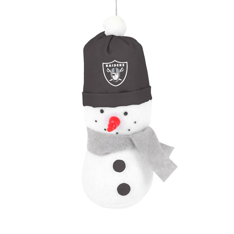 Las Vegas Raiders 3.5" Plush Snowman Ornament