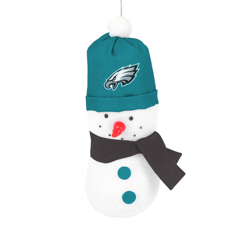 Philadelphia Eagles 3.5" Plush Snowman Ornament