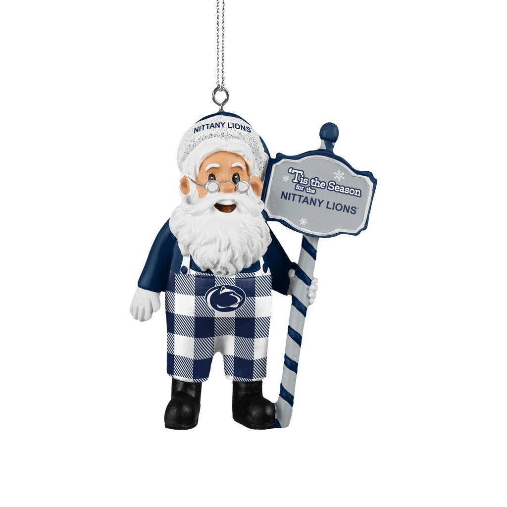 Penn State Nittany Lions Santa Overalls Ornament
