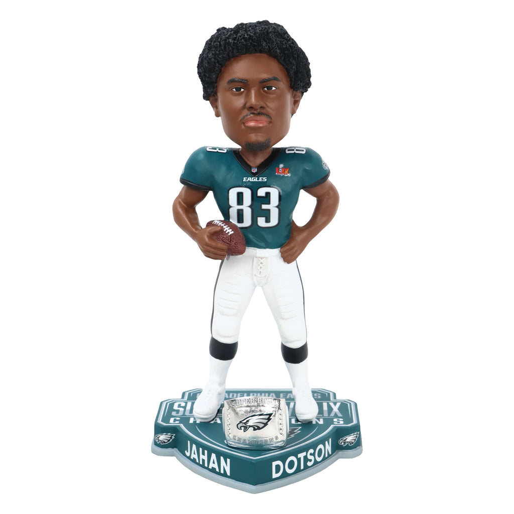 Philadelphia Eagles Super Bowl LIX Champions 8" Bobble - Jahan Dotson