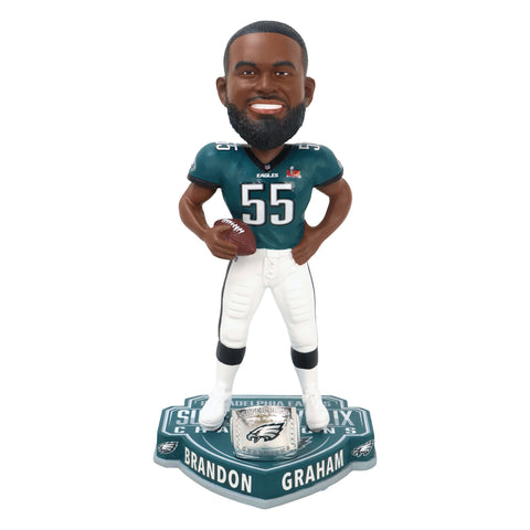Philadelphia Eagles Super Bowl LIX Champions 8" Bobble Head - Brandon Graham